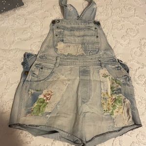Size Small Jean Overalls - patchwork